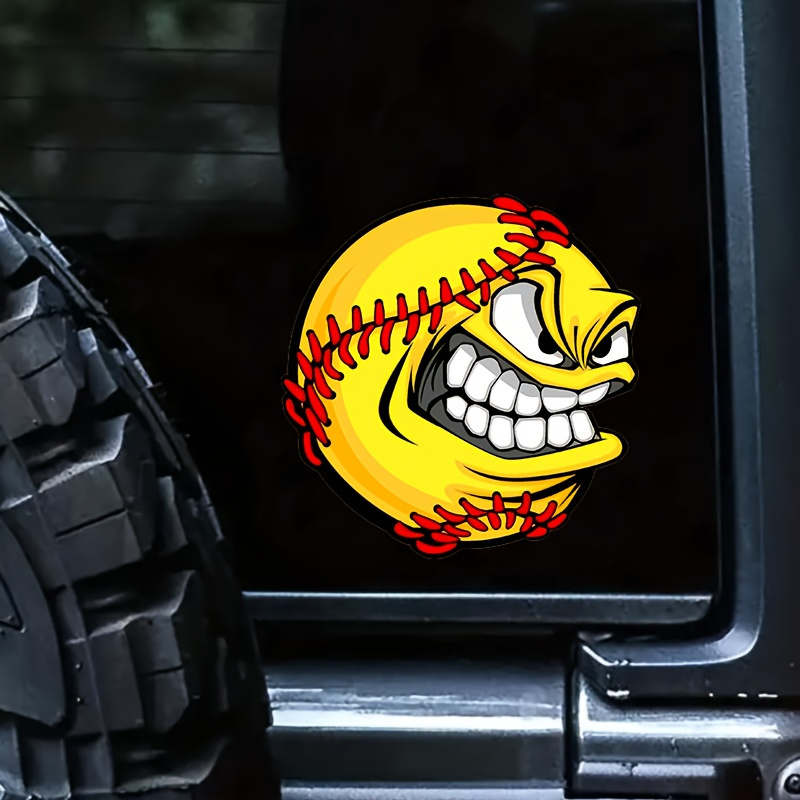 Mean Softball Decal Sticker Truck Vehicle Car Window Laptop Temu Ireland