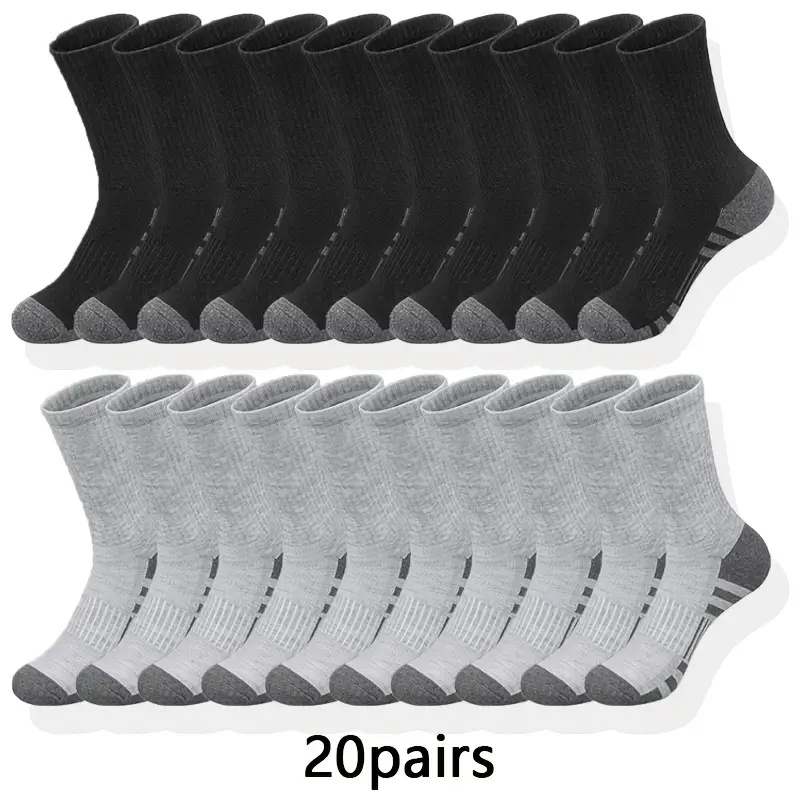 ultimate 10/30 Pairs Men's Long Socks, Autumn Winter Crew Socks, Men's Long Tube Socks 3 ultimate 10/30 Pairs Men's Long Socks, Autumn Winter Crew Socks, Men's Long Tube Socks - Image 3