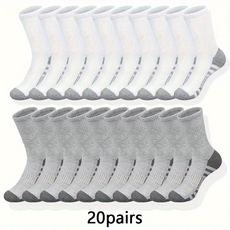 ultimate 10/30 Pairs Men's Long Socks, Autumn Winter Crew Socks, Men's Long Tube Socks 2 Men's Long Socks