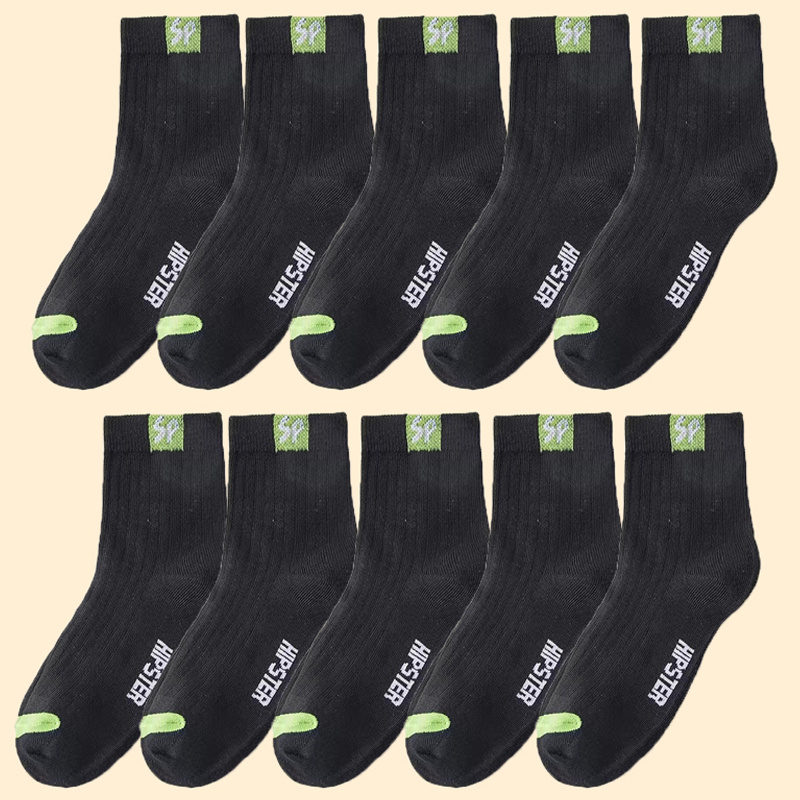 

Lot De 10 Paires De Chaussettes Basses Tendance Pour Hommes, Unies, Anti-odeurs Et Absorbantes, Confortables, Respirantes Et Élastiques, Pour Le Printemps Et L'été.