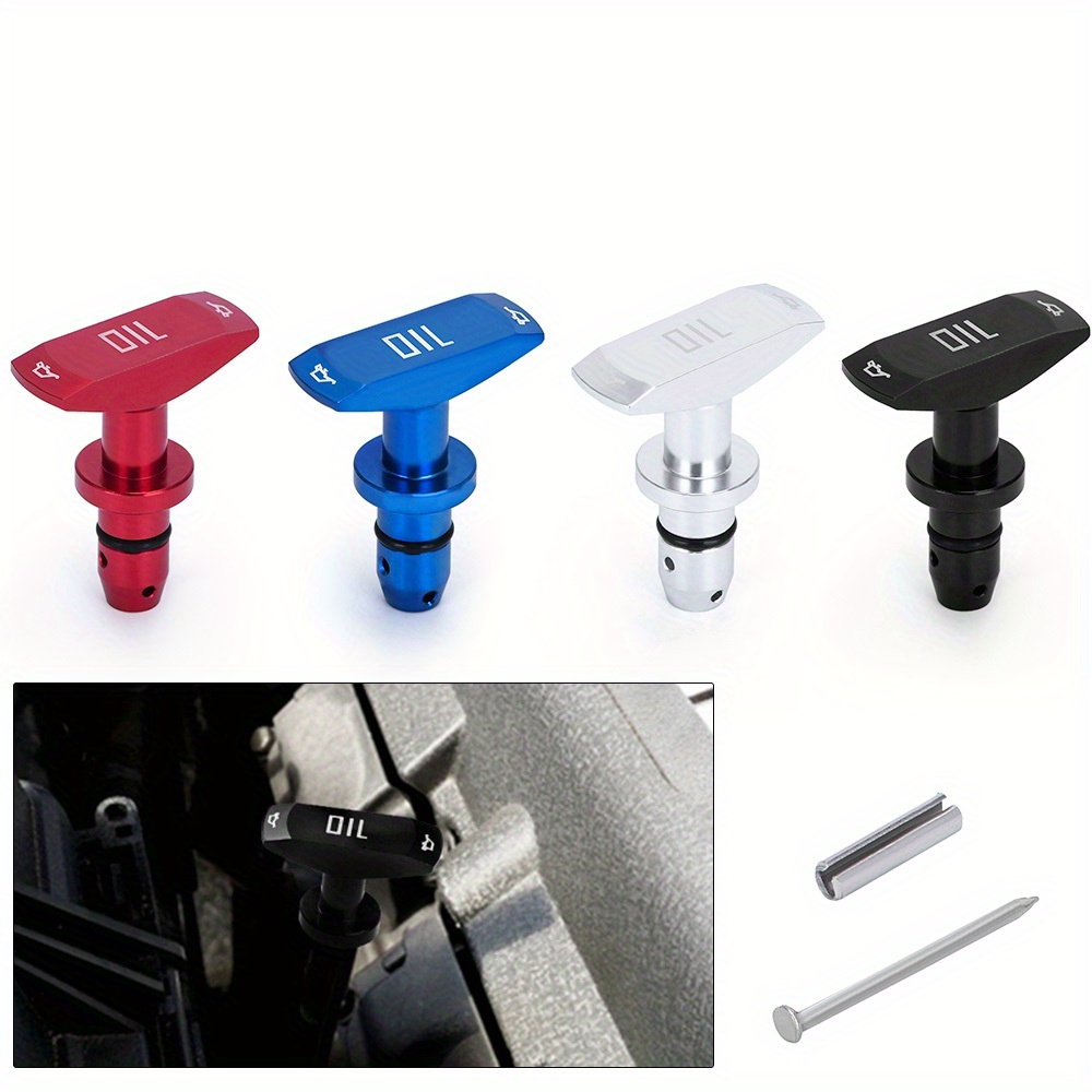 

Universal Car Oil Dipstick Pull Handle Engine Oil Pull Handle Aluminum Billet Auto Replacement Modification Decoration Pqy-odp02