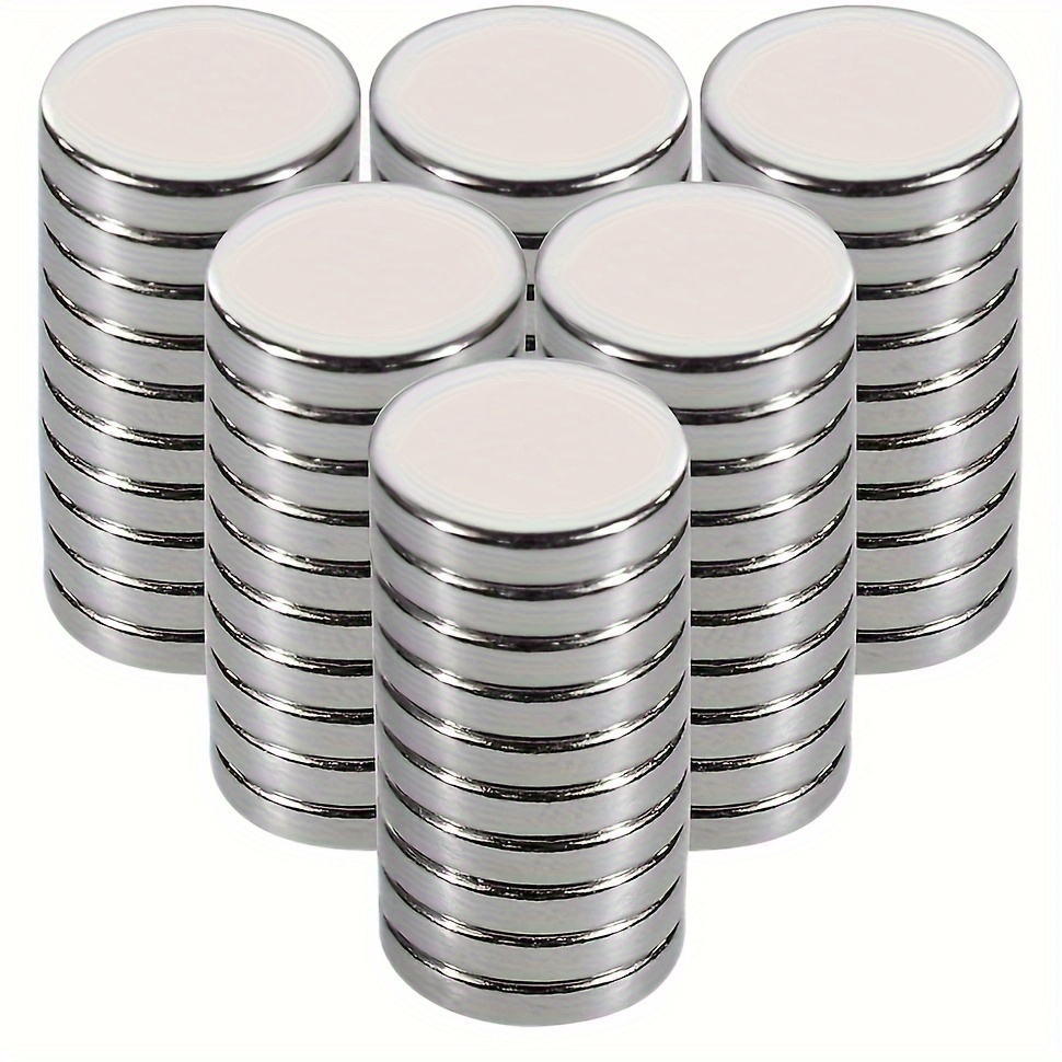 

20/50pcs, Small Magnets, Neodymium Magnet, Rare Earth Magnets, Thin Magnets, 10 X 2 Mm Round Durable Small Magnets For Fridge, Whiteboards, Photos, Stickers, Postcards, Tools, Kitchen Items