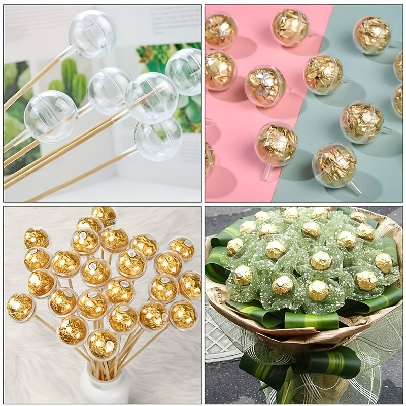 

50/100pcs, , Stand, Clear , Bouquet Diy Packaging, Small , Teen , , , Aesthetic