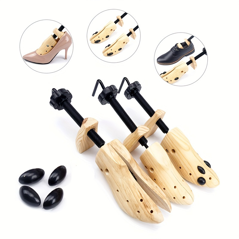 

1pc Wooden Shoe Stretchers For Men And Women, Shoe Widener Stretcher, Suitable For Sneakers And Leather Shoes