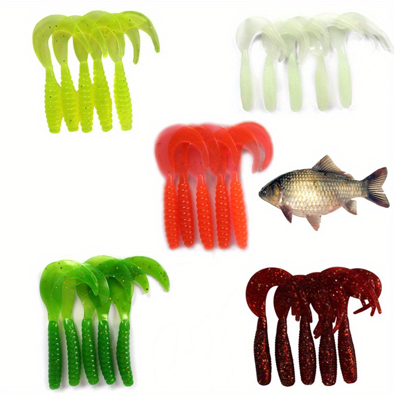 Bionic Soft Baits Twister Tail Saltwater Freshwater Fishing - Temu