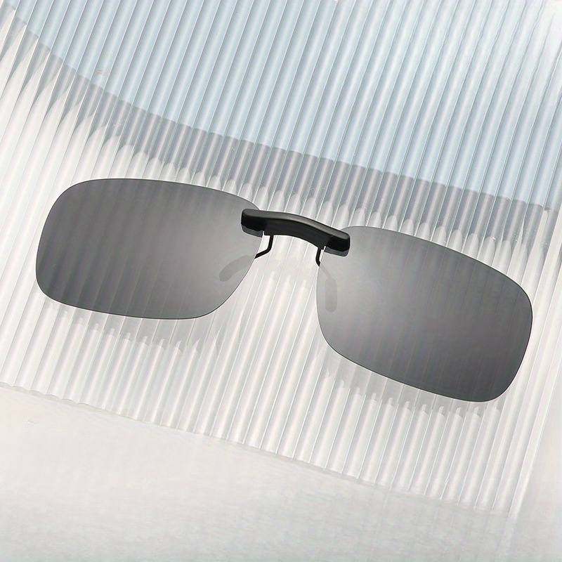 

Fashion Casual Flip Up Clip-on Glasses For Men, Outdoor Hiking Fishing Glasses