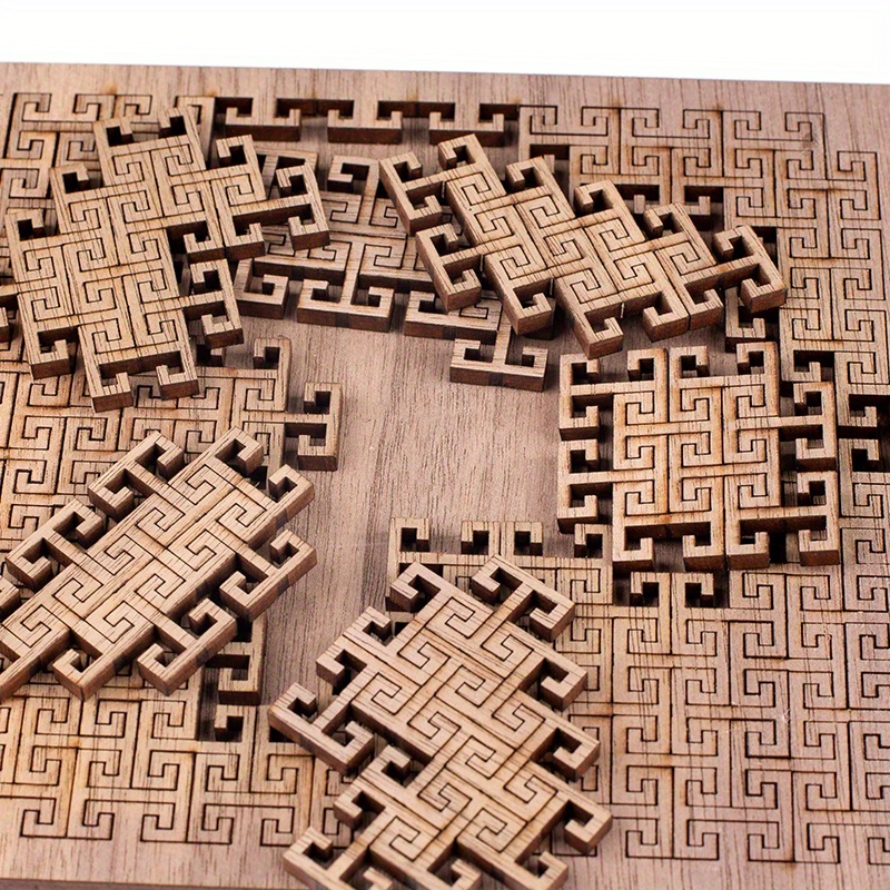Fantasy Image Visual Illusion Wooden Puzzle