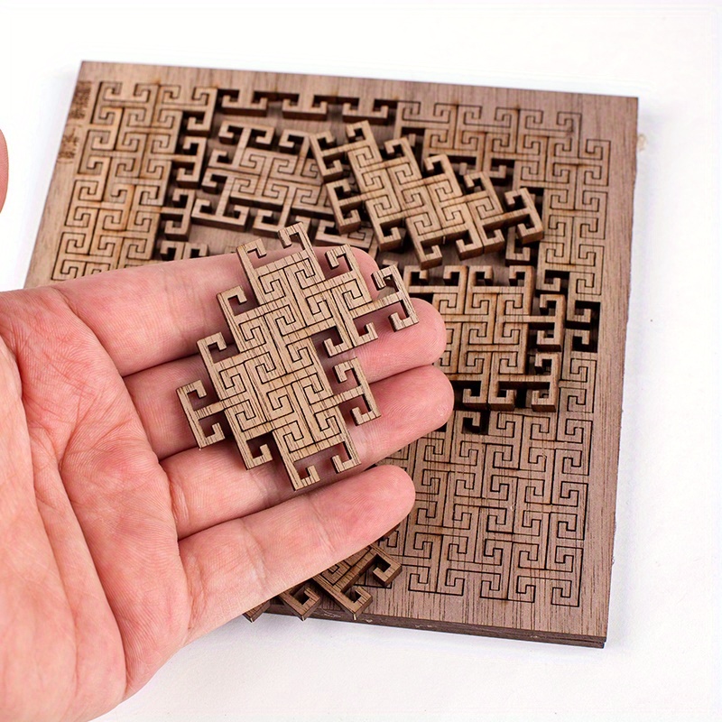 Fantasy Image Visual Illusion Wooden Puzzle