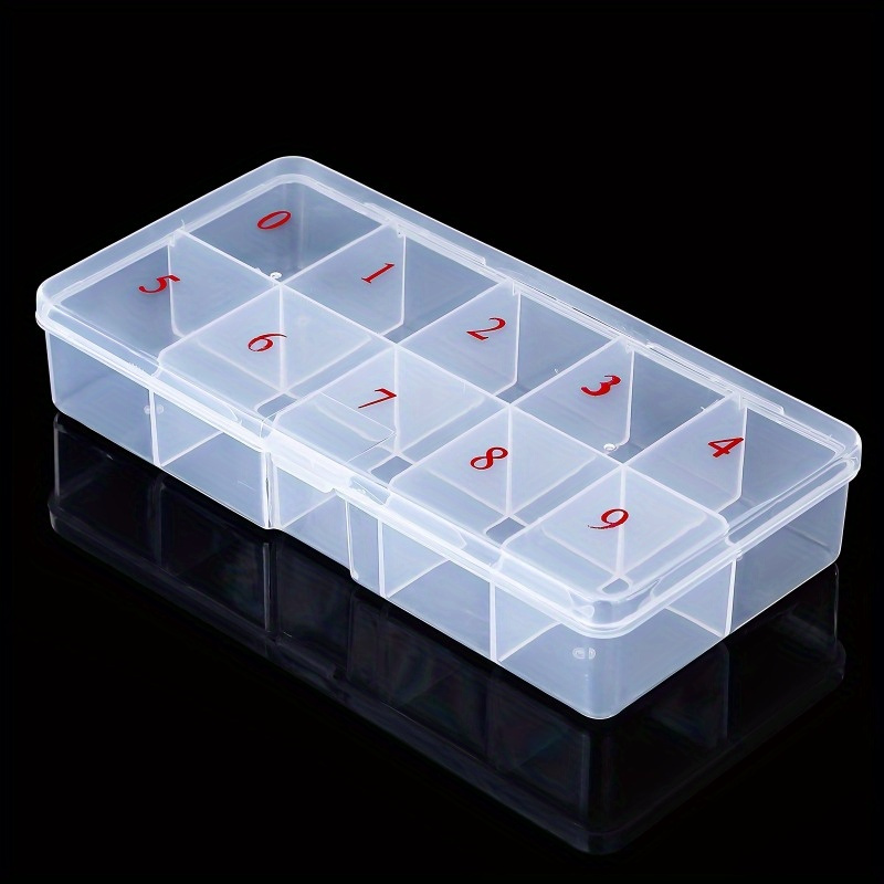 1pc Clear Diy 56-grid Storage Box For Screws, Small Parts, Jewelry, Nail  Art And Other Items