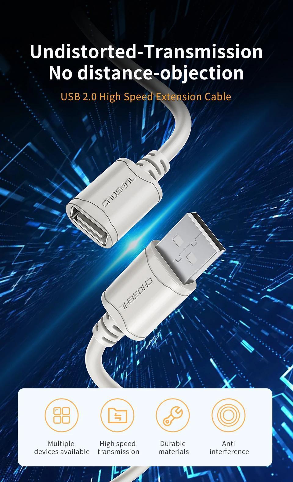 Visscho High-Speed USB 2.0 Extension Cable - AM/AF Male to Female, 10-20W Power, Durable PVC, Compatible with Laptops, Desktops, Car Recorders, U Disks, Mice, Keyboards, Game Controllers, Printers - USB Data Cable, USB Cable, Versatile Connectivity, Sleek Design, Sturdy Construction, Usb Extension Cable, Extension Wire, Pc Accessories, Keyboard Cable, Laptop Accessories, Charger Fast Charging 12 Visscho High-Speed USB 2.0 Extension Cable - AM/AF Male to Female, 10-20W Power, Durable PVC, Compatible with Laptops, Desktops, Car Recorders, U Disks, Mice, Keyboards, Game Controllers, Printers - USB Data Cable, USB Cable, Versatile Connectivity, Sleek Design, Sturdy Construction, Usb Extension Cable, Extension Wire, Pc Accessories, Keyboard Cable, Laptop Accessories, Charger Fast Charging