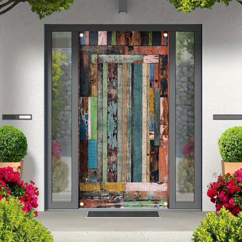 

1pc, 70x35 Inch Vinyl Door Cover Banner,vinyl