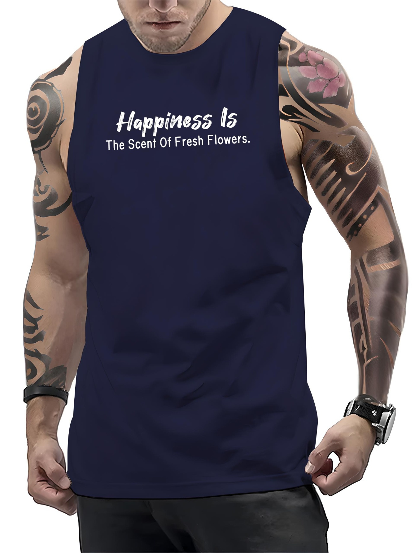 FOREYOND Women's Plus Size Cropped Tank Top - Racerback, Quick-Dry, Breathable Workout & Athletic Shirt - View #6