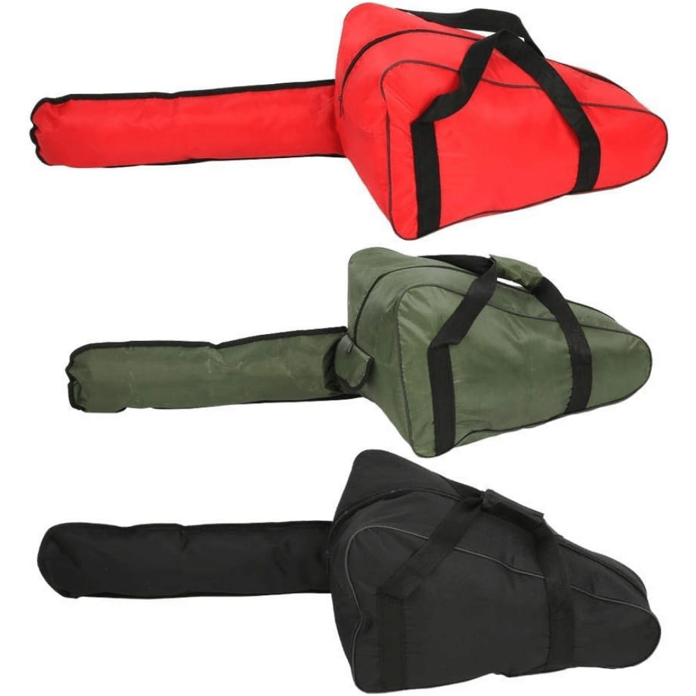 

1pc Chainsaw Bag Carrying Bag, Waterproof Oxford Cloth Long Zipper Design Chain Cover, Household Portable Bag For Lumberjack