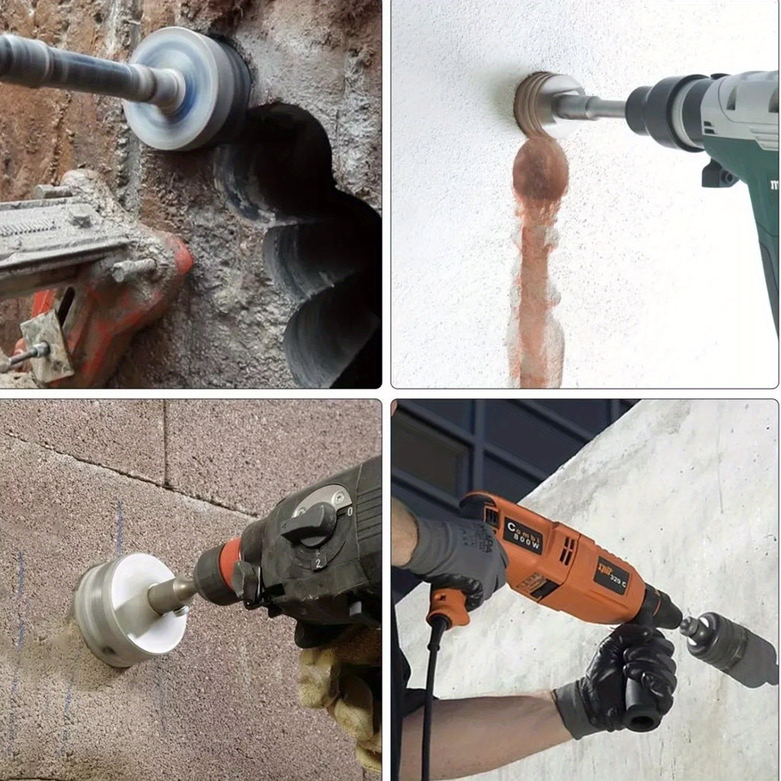 Drill Holes How To Use A Hammer Drill On Brick 5/7/9pcs Electric