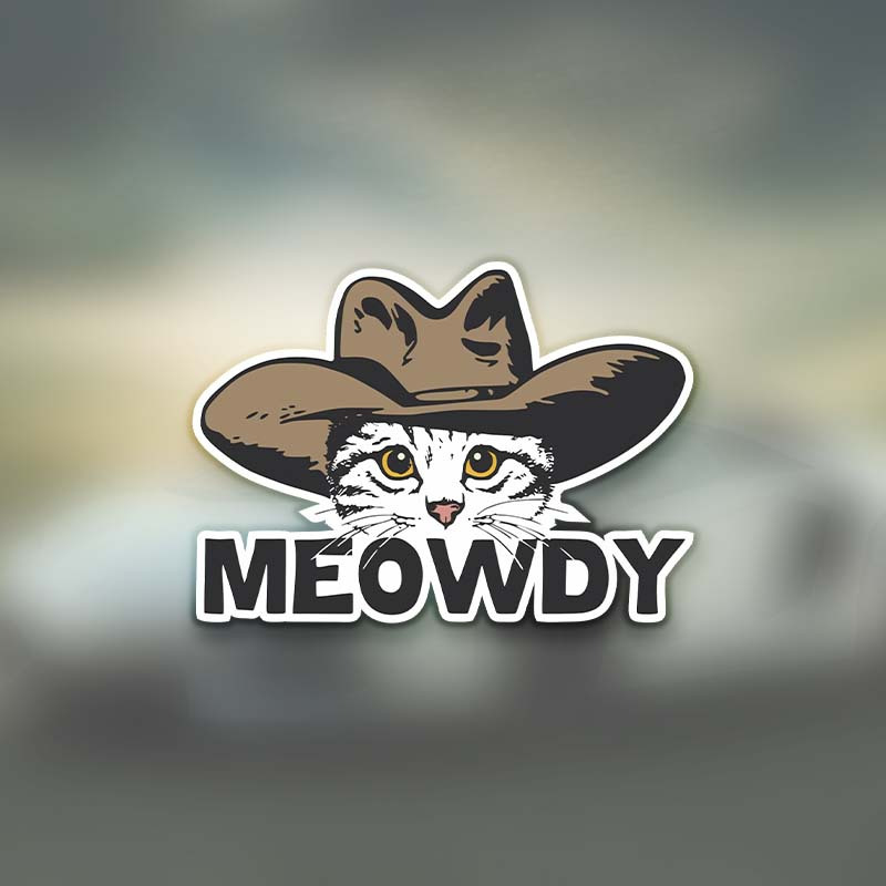 

Edward Stickers For Everyone Sticker Meowdy Funny Decal For Car Truck Bumper Laptop Vinyl Window Wall Us