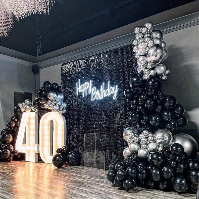 Elevate Your Event with Stunning Black and Silver Decorations