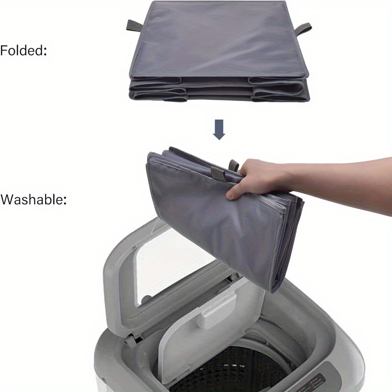 Foldable Hanging Closet Shelves Organizers for Locker & Camper, Gray
