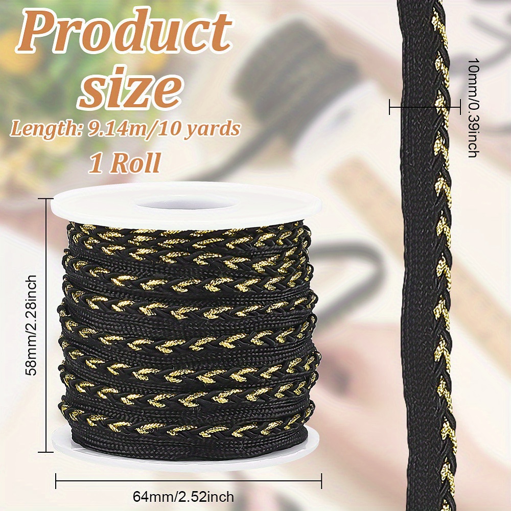 27.34 Yards Braided Twine Cords Decorative Twisted Rope - Temu