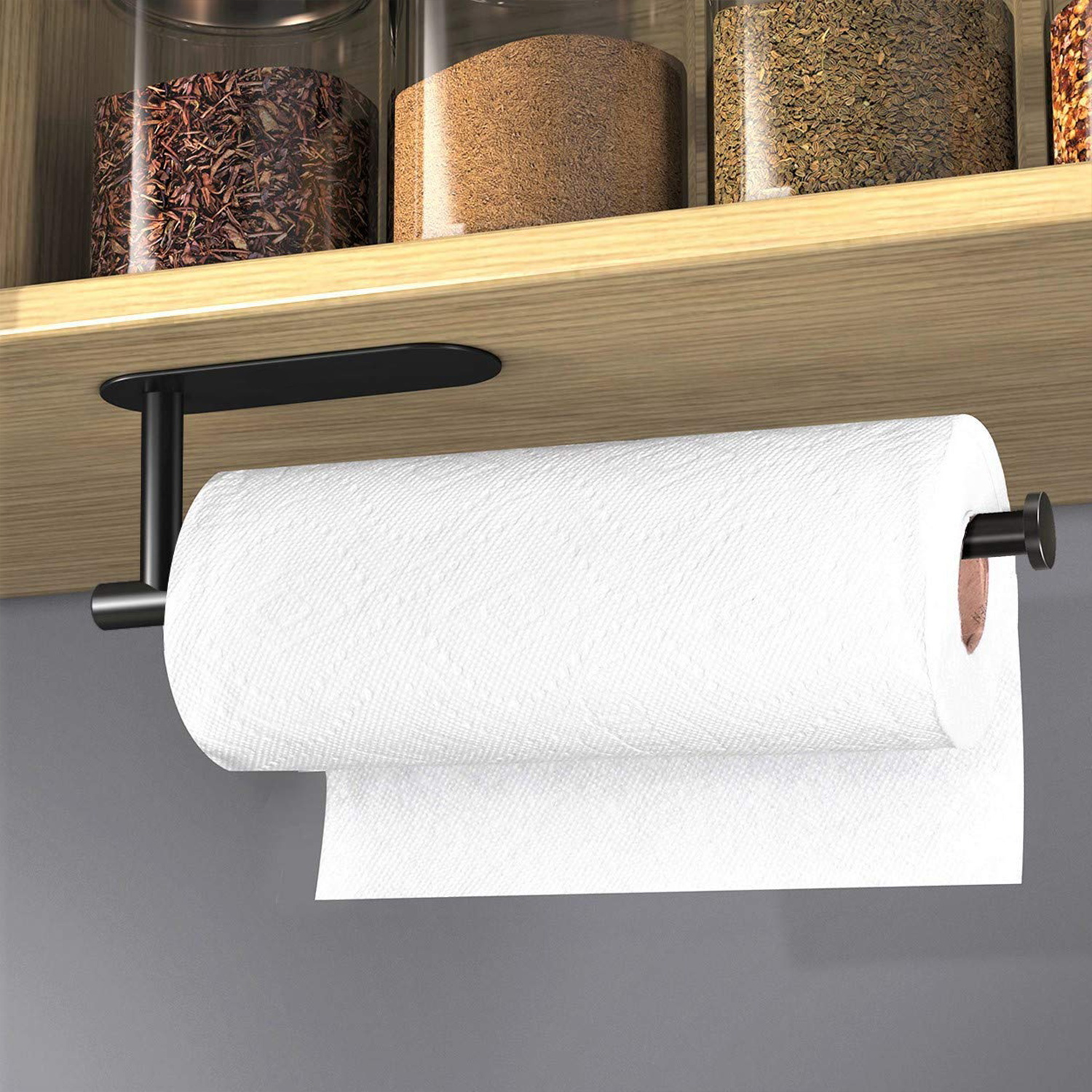 Self adhesive Paper Towel Holder Cabinet Kitchen Paper - Temu