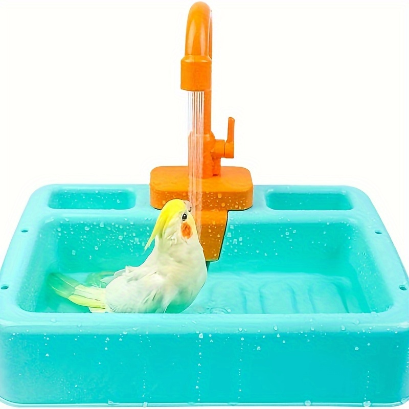 Convenient Hanging Bird Bath Cage 4 Hooks Perfect Small - Temu