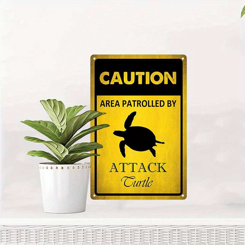 J.DXHYA Tin Poster Metal Sign Funny Rooster Beware Chicken Everywhere