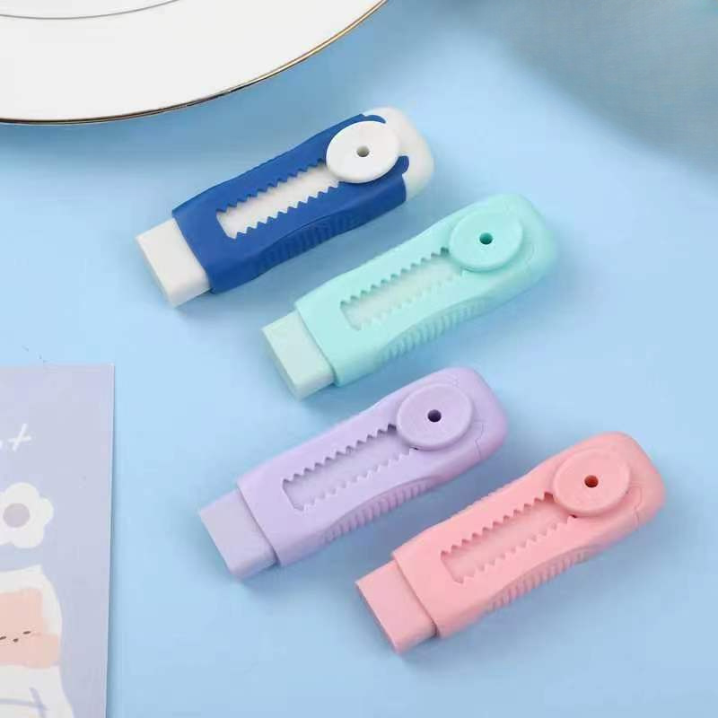 

Macaroon Color Push-pull Eraser Exquisite Design Art Exam Writing Drawing Rubber Stationery.