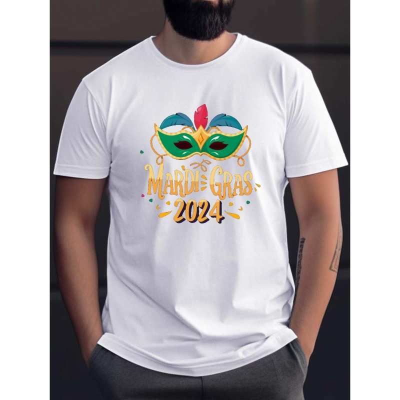 

Print T Shirt, Tees For Men, Casual Short Sleeve T-shirt For Summer