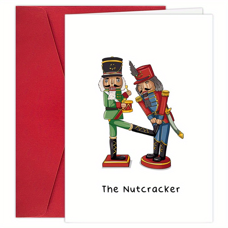 

1pc, Funny The Nutcracker Christmas Card, Xmas Greeting Card For Husband, Rude Christmas Card For Boyfriend, Small Business Supplies, Thank You Cards, Birthday Gift, Cards, Unusual Items, Gift Cards