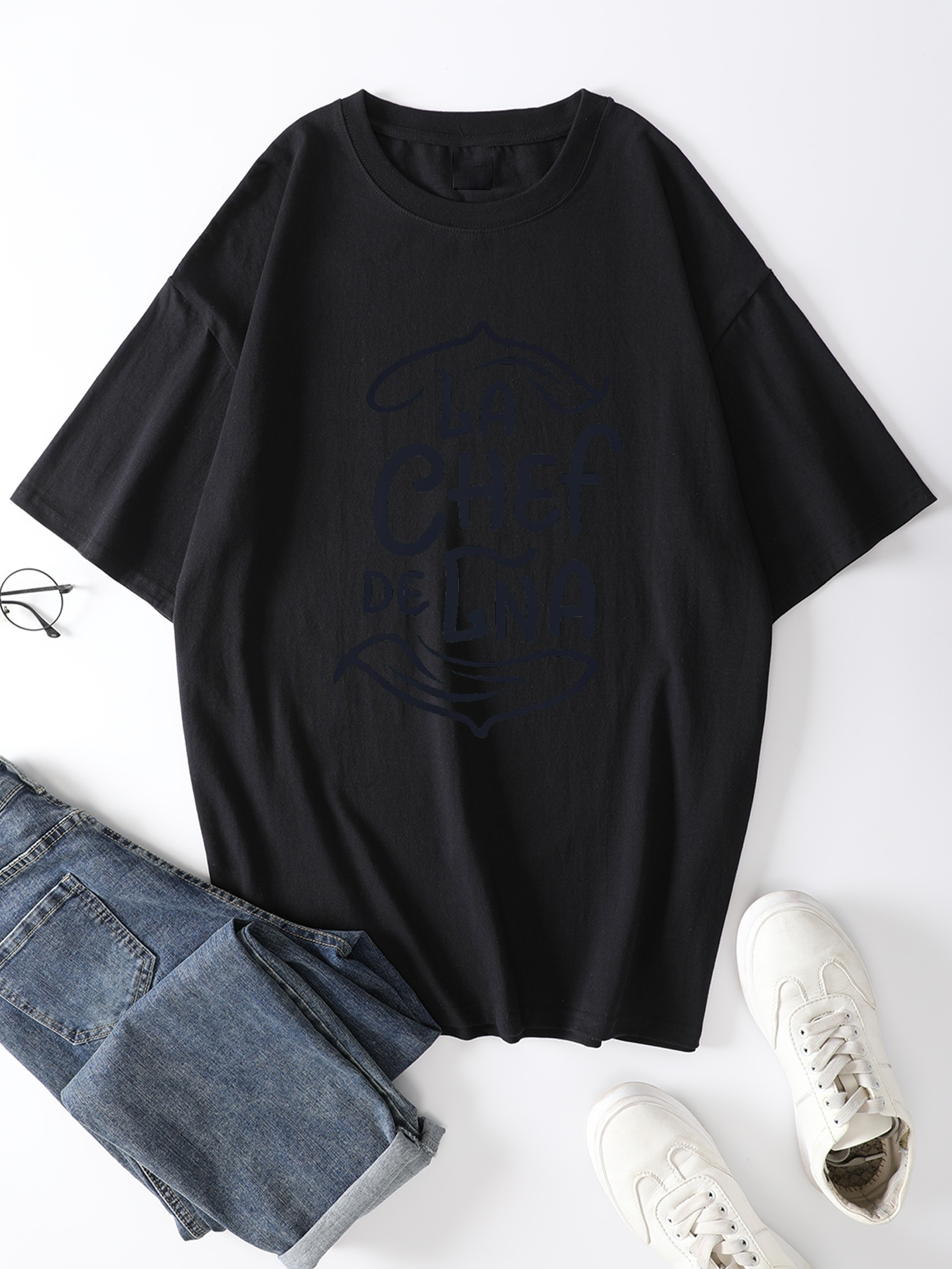 Maglietta Uomo Casual 'Bad Dog' - Manica Corta In Misto Cotone Traspirante - Stile Stradale