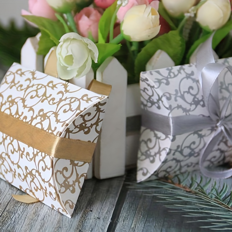

10pcs, European Pattern Ribbon , Jewelry, Wedding, Birthday Party Gift Packaging