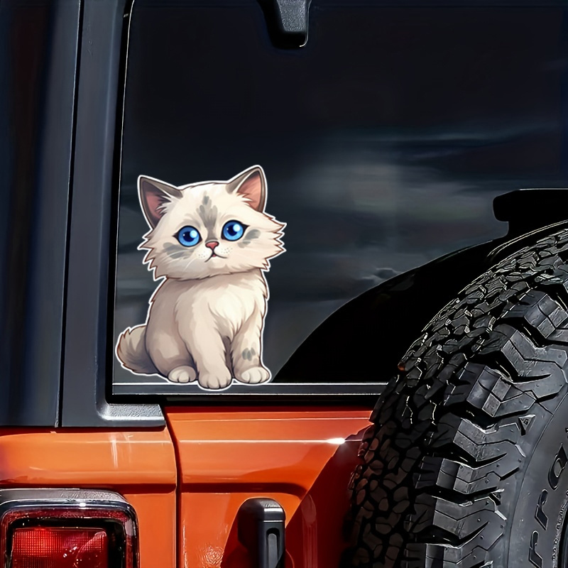 Cute Ragdoll Cat Elements Make Car Stylish Suitable - Temu Kuwait