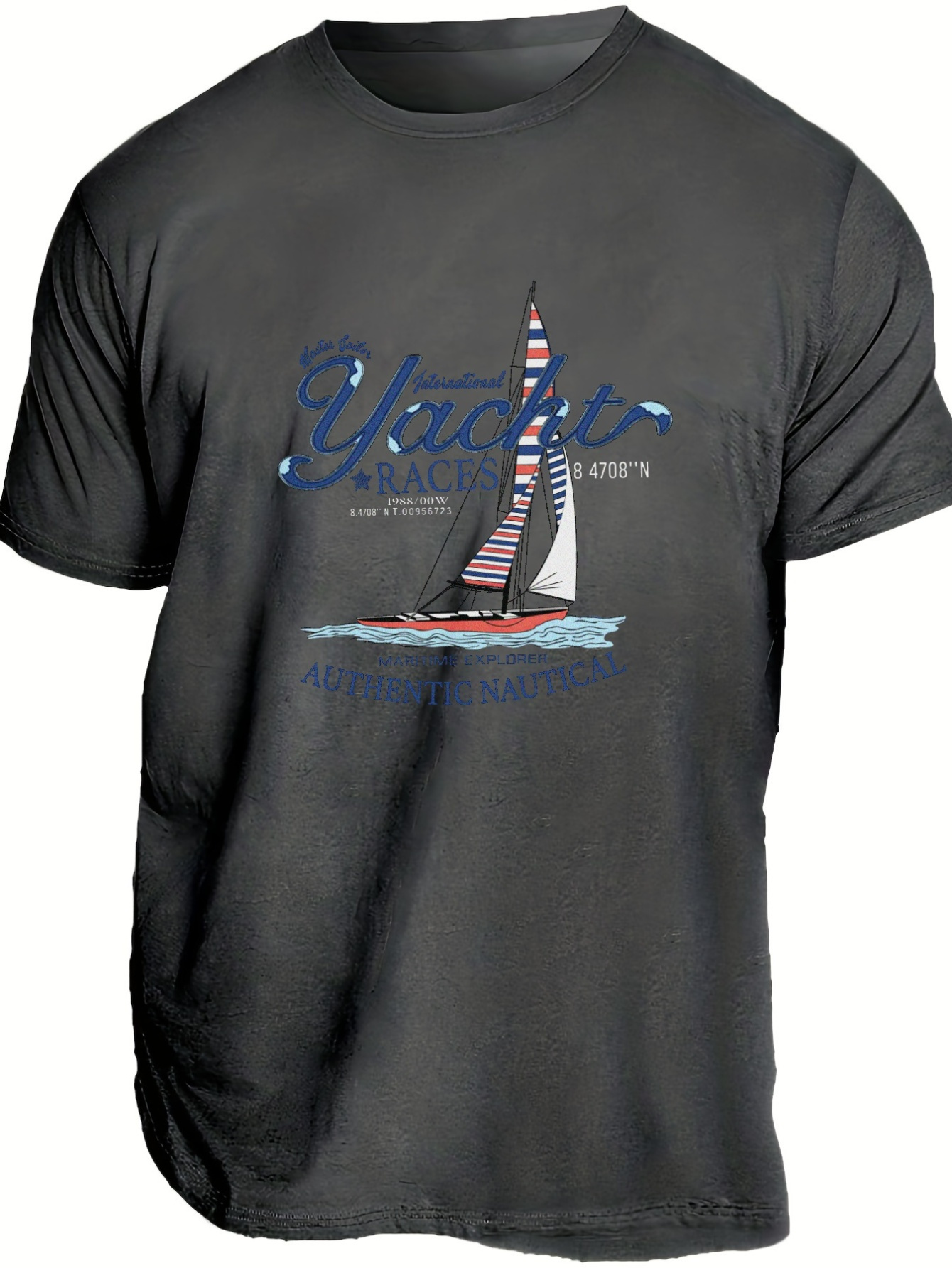 Sailing Boat T-shirt, Stylish Comfortable Nautical Design, Sailors