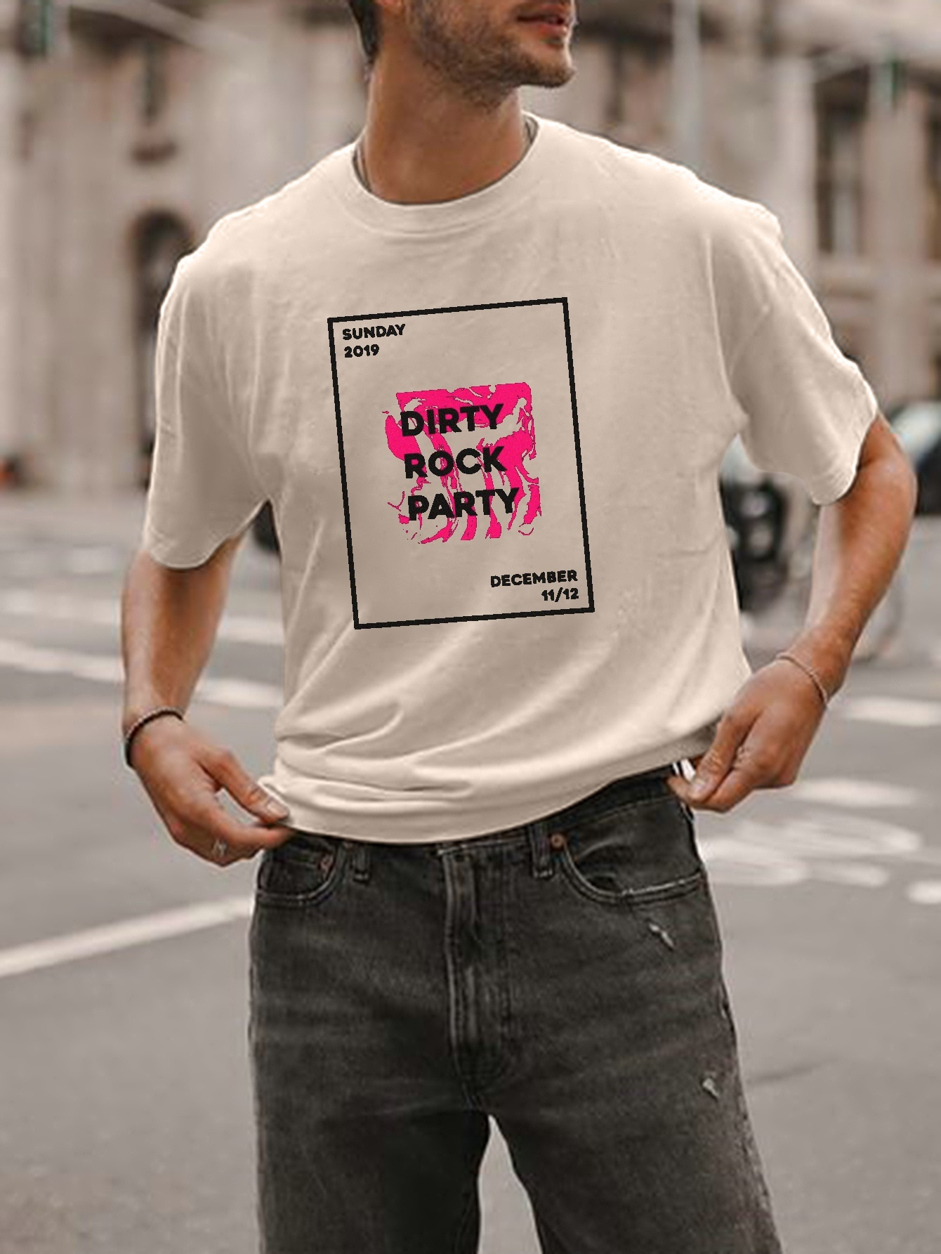 Bait Dirty Joke Print T Shirt, Tees For Men, Casual Short Sleeve T-shirt For Summer