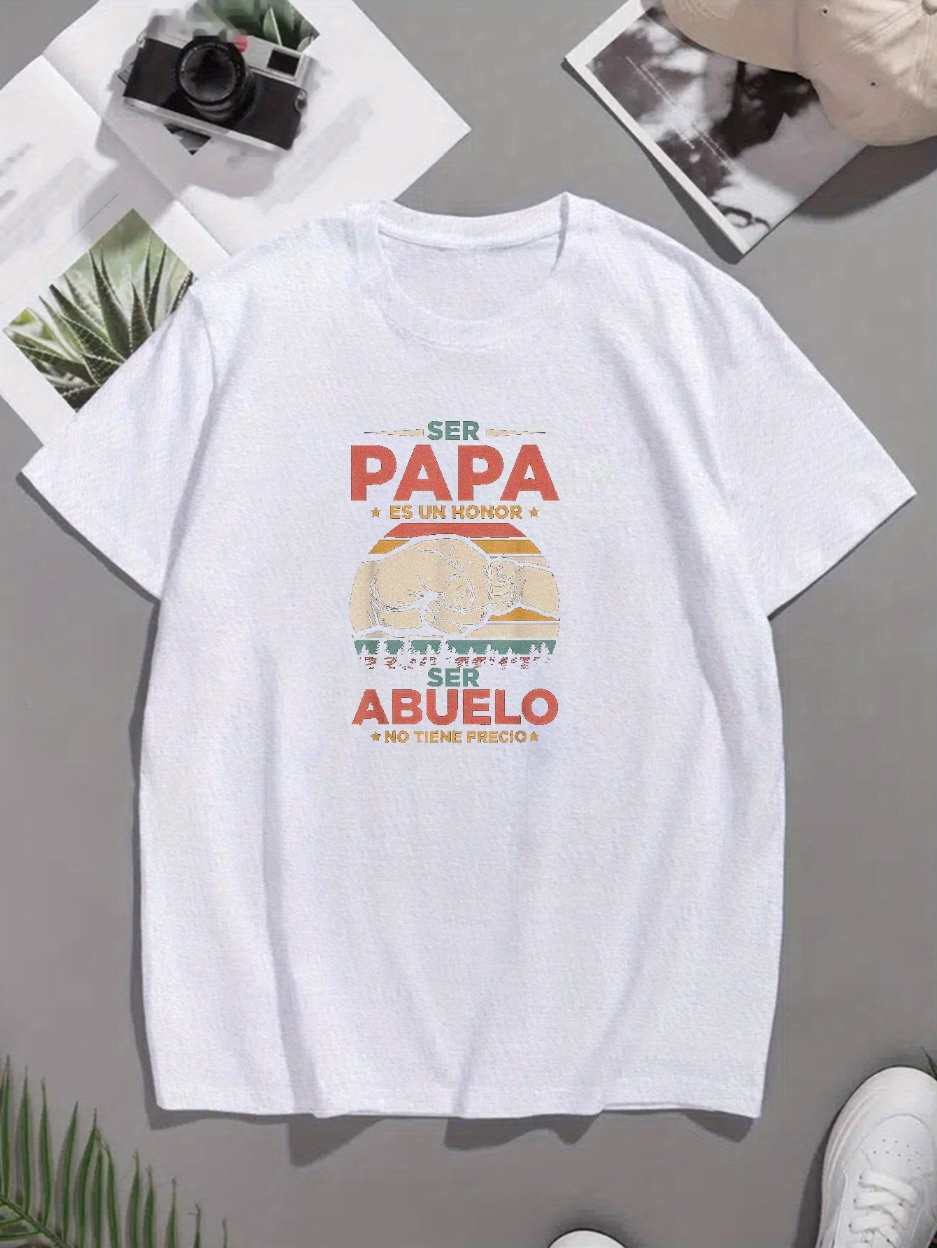 Camisetas estampadas para papa hot sale