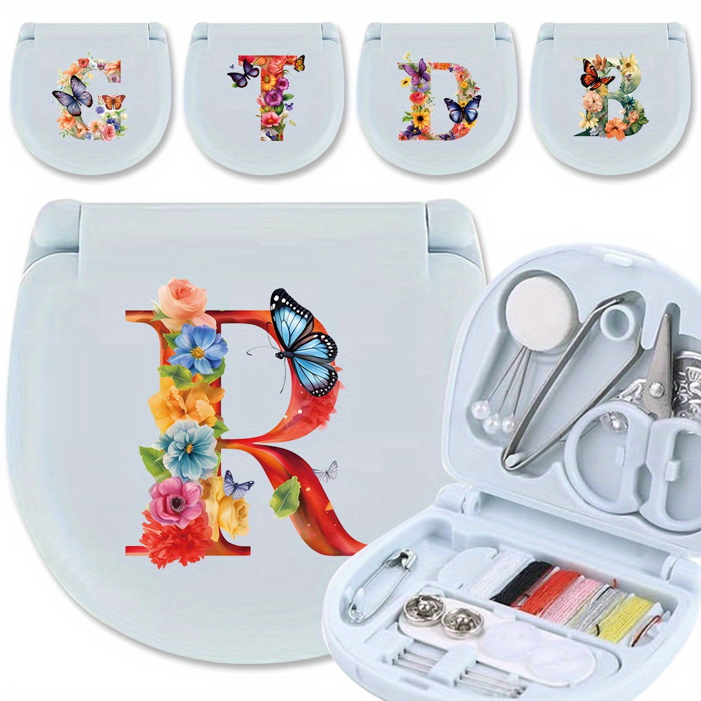 Diy Sewing Kit Portable Sewing Kit Adults Plastic Sewing Box - Temu