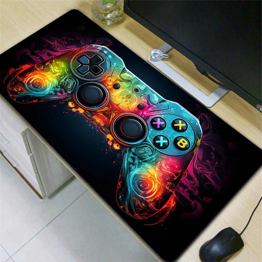 

1pc Game Controller Mouse Pad, Large Thermal Conductive Office Desk Pad, Fashionable Design, Game Pad Computer Game Keyboard Pad