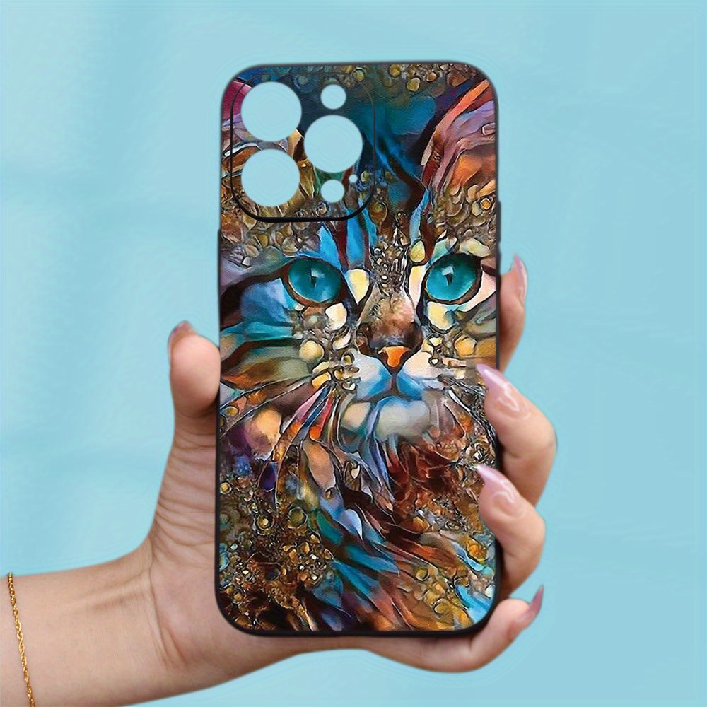 

The Cat Sand Phone Case Has A High-quality Texture For Apple 15 14 13 12 11 Xs Xr X 7 8 Plus Pro Max Mini.