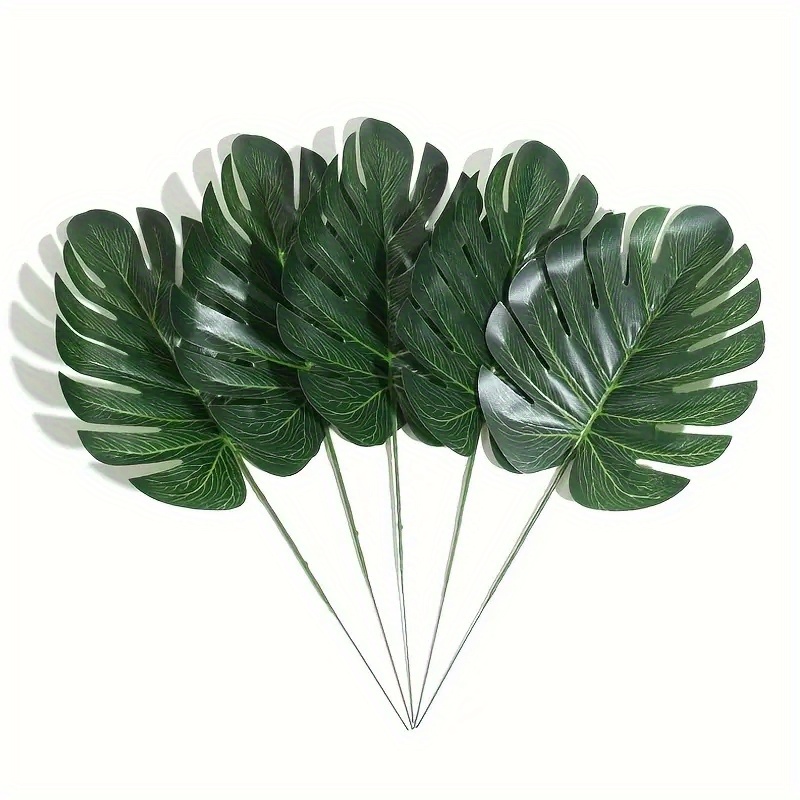 Set Of 10 Leaves, Perfect For Decorations For Weddings, Birthdays, Or Home Decor, Featuring Palm Leaves