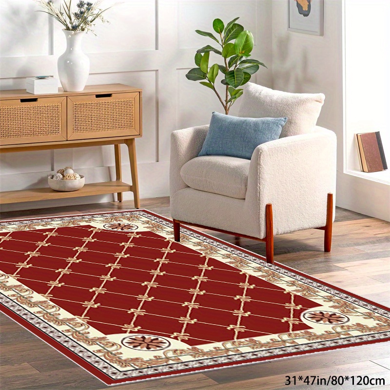 rustic shabby rose rugs luxury vintage elegant traditional rugs accent floral rugs carpet for home living room bedroom office