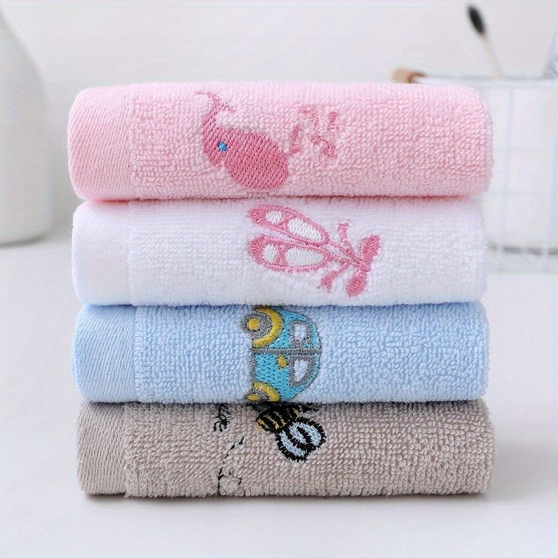 

1pc Cotton Square Towel, Super Absorbent Comfortable Towel, 25x25cm