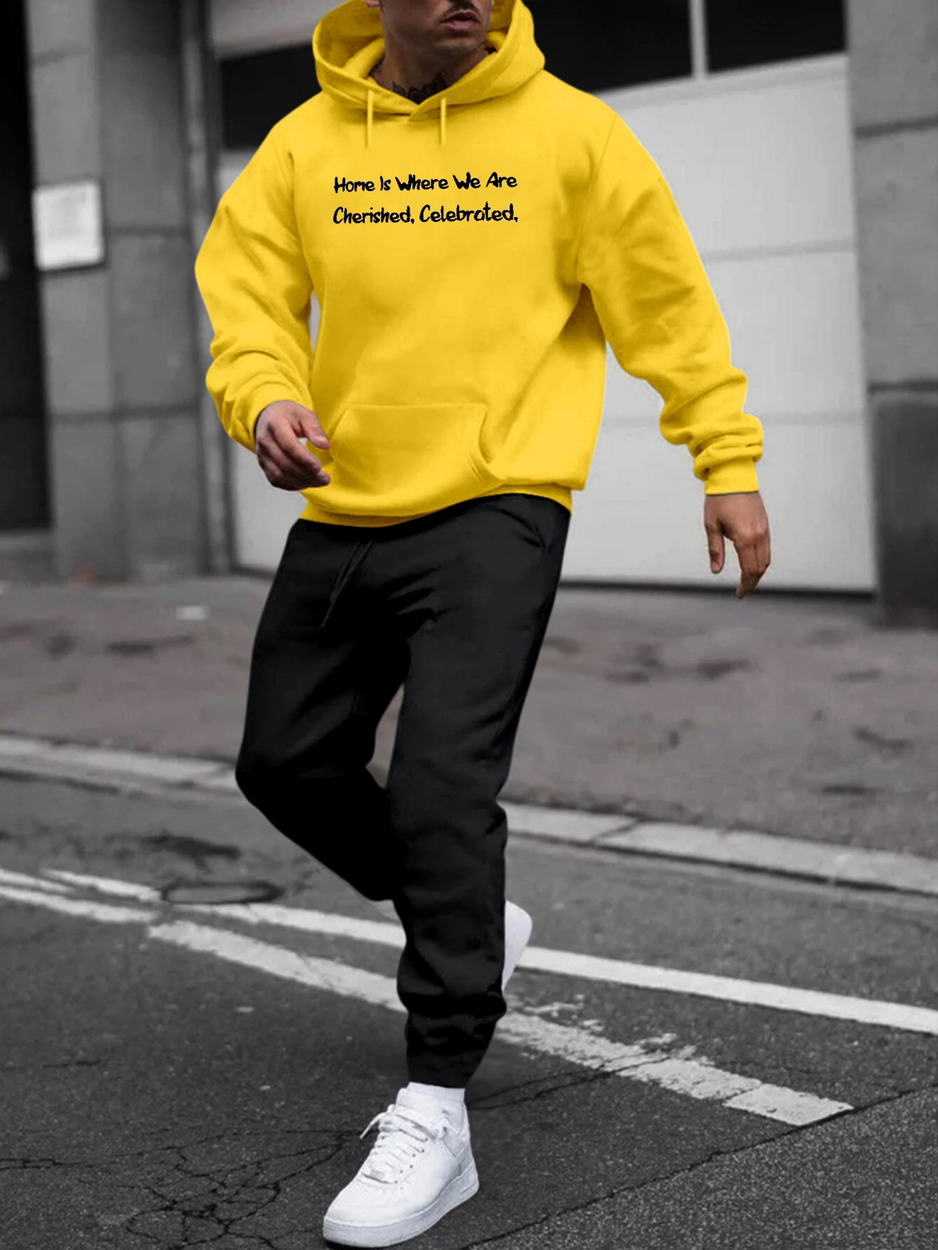 Mens yellow sweatsuit online