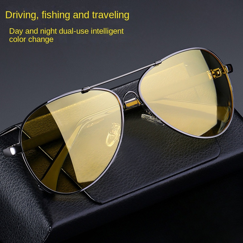 

1pc Men's , Driving Special Anti-high Beam Polarized Driver Fashion Glasses