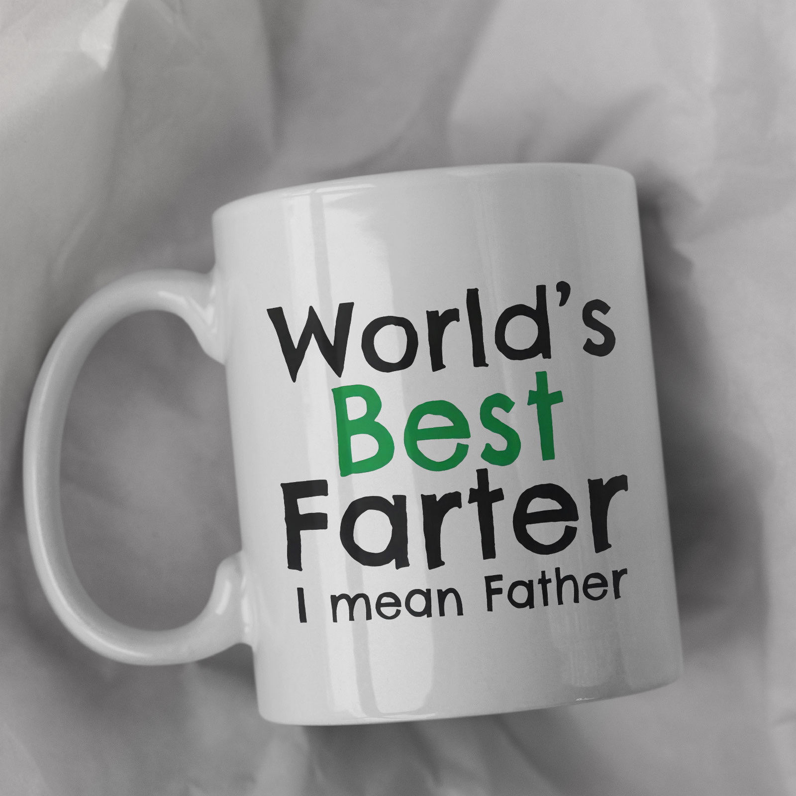 

1pc Farter Ceramic Coffee Mug For Dad, Humorous Gift, Ideal For Birthday, Holiday, Christmas, New Year, For Home, Restaurant, Cafe Use, Eid Mubarak