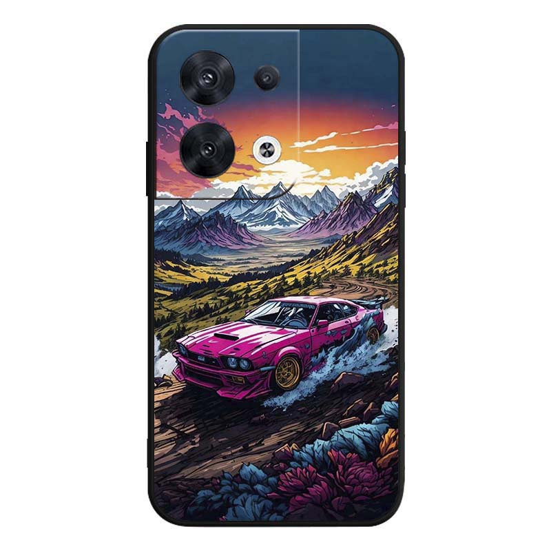 TEMU High Mountain Design Matte Soft Tpu Phone Case For Oppo Find A8 A31 A52 A72 A92 A91 A93 A74 A54 A73 A53 A55 A53s A56 A55s A94 A32 A15 A15s A35