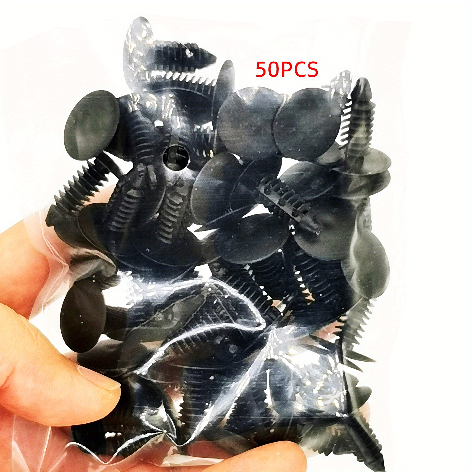 20 Piezas 7mm Agujero Plástico Empuje Tornillo Remache Carenado