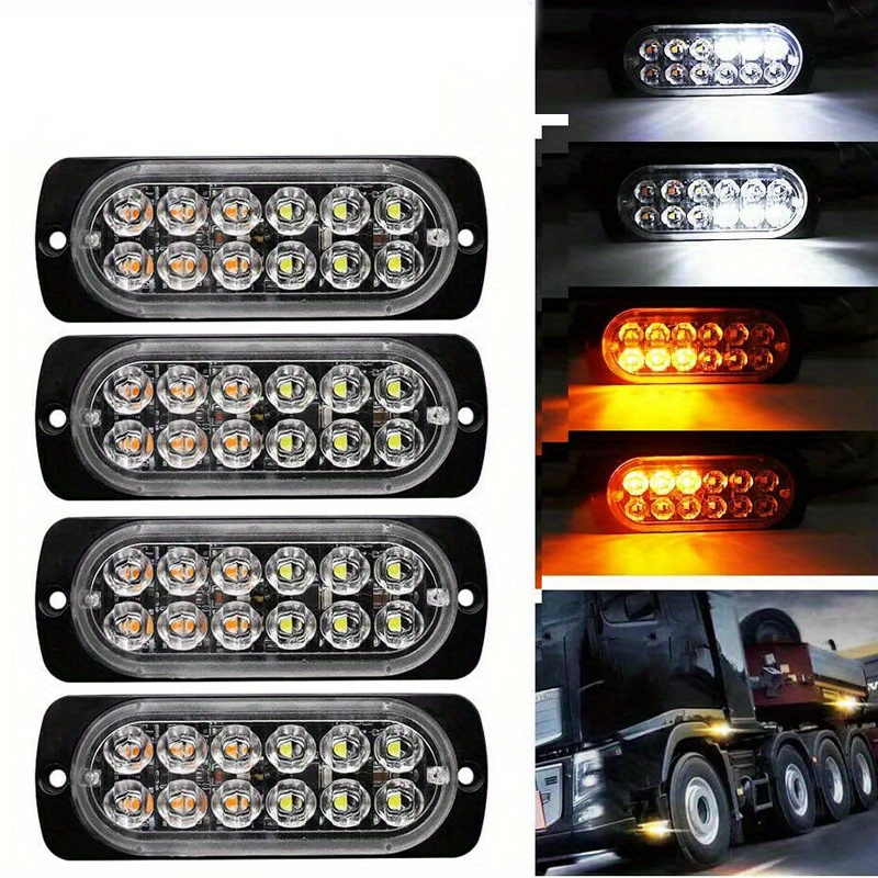Luci Laterali Per Camion A LED Per Auto 24V Luci Laterali Per Camion Luci Di  Segnalazione Indicatori Luminosi Luci Per Auto In Cristallo Colorato - Temu  Italy