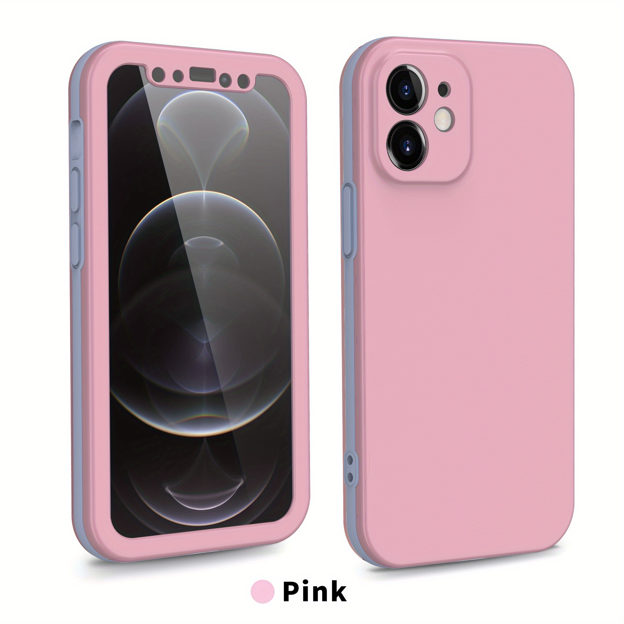 

Liquid Silicone Phone Case Thickened Full Body Protection Shockproof And Drop-proof Tpu Soft Rubber Protective Case For Men Women For 15 14 13 12 11 Xs Xr X 7 8 Mini Plus Pro Max Se