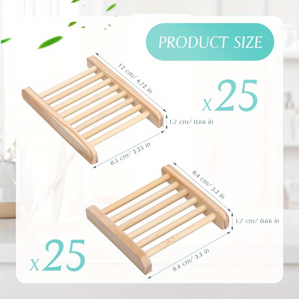set 50 holzseifenschalen heimgebrauch ideal aufbewahren - Temu Luxembourg