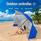1pc 86 6inch portable sunshade umbrella breathable beach umbrella fishing umbrella with transparent window for outdoor camping fishing today s best daily deals temu