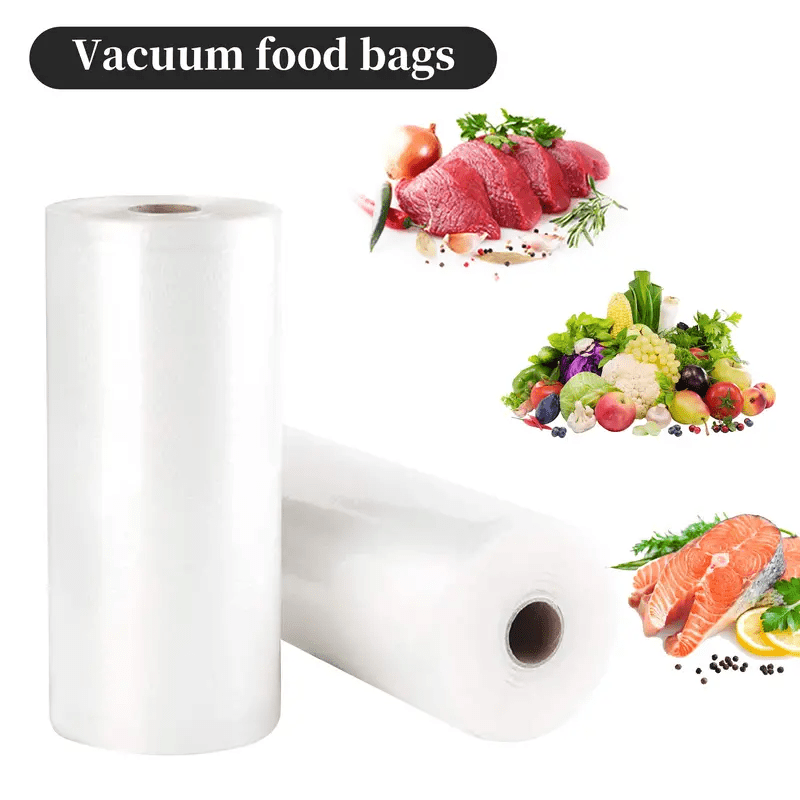 

1 Roll Of Patterned Vacuum Bags, Vacuum Sealer Bags, For Meat, Fruit, Grain And Vegetable, Kitchen Organizers And Storage, Kitchen Accessories